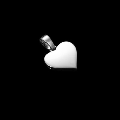 3D Small Solid Heart Photo Custom Commemorative Pendant - 25mm