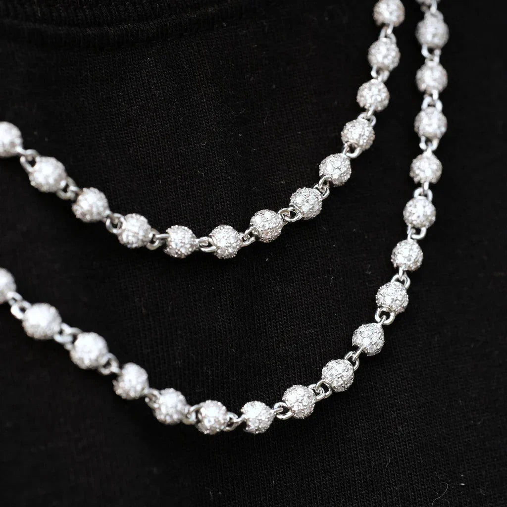 4mm Iced Beads Chain