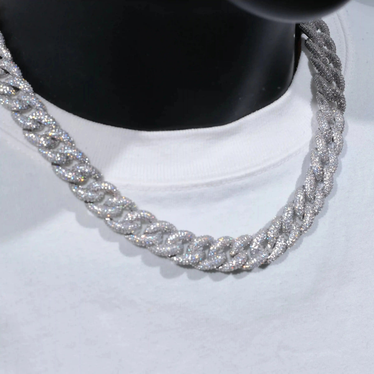 5-Row Iced Cuban Chain - 15mm