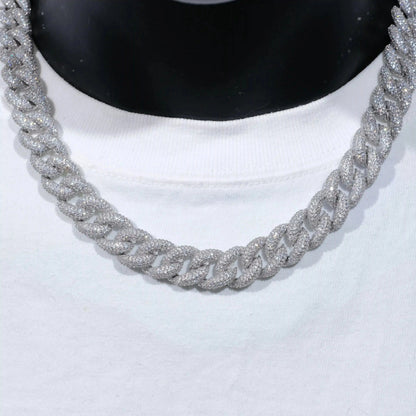 5-Row Iced Cuban Chain - 15mm