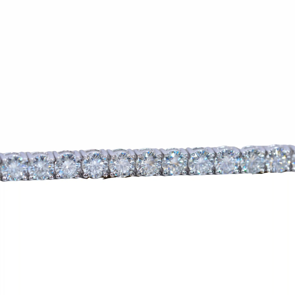 5MM 925S & VVS Moissanite Tennis Bracelet White Gold