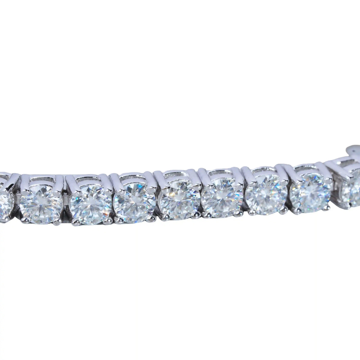 5MM 925S & VVS Moissanite Tennis Bracelet White Gold