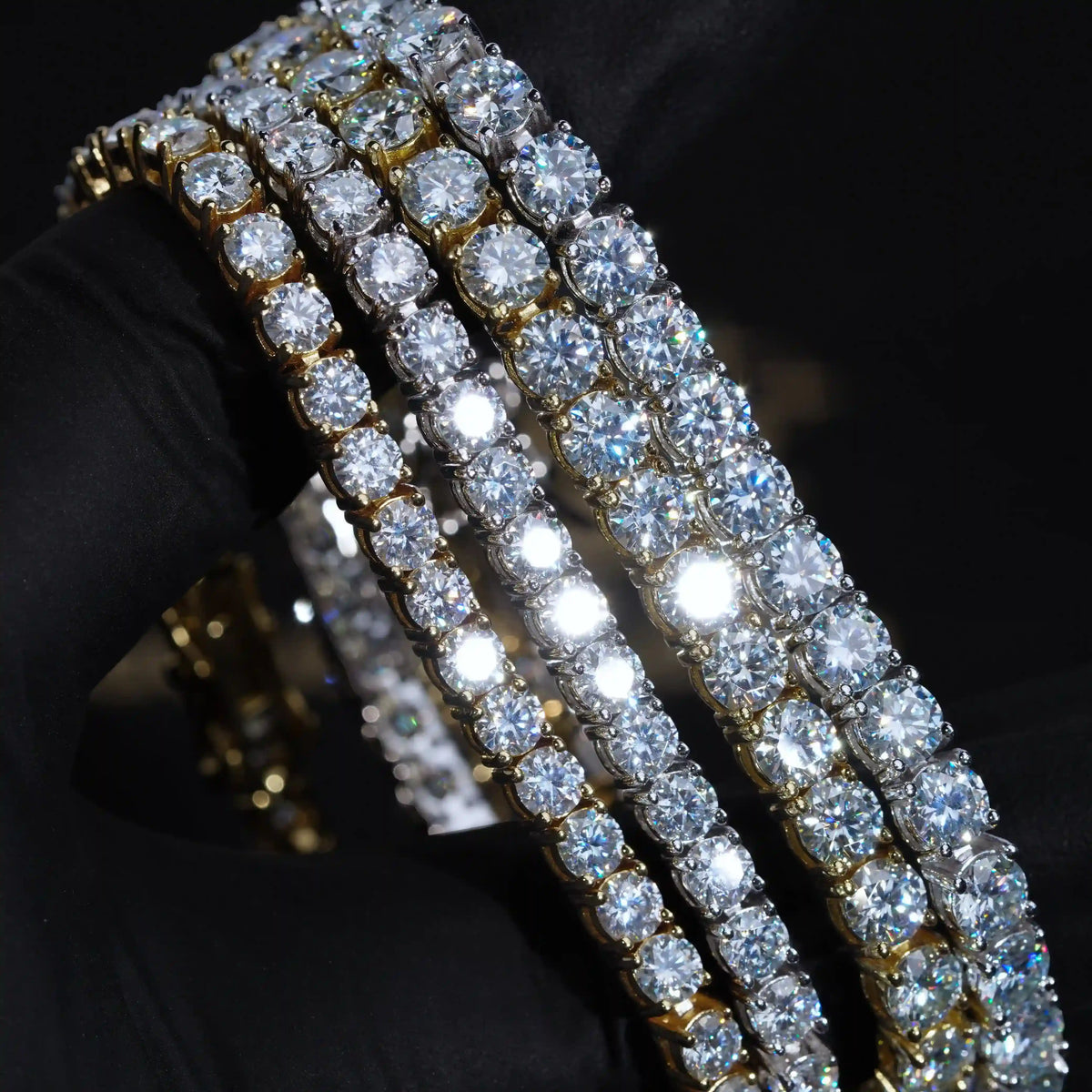 5MM 925S & VVS Moissanite Tennis Bracelet White Gold