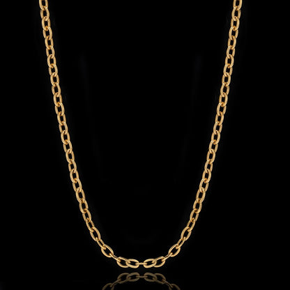 5mm Rolo Chain in Gold
