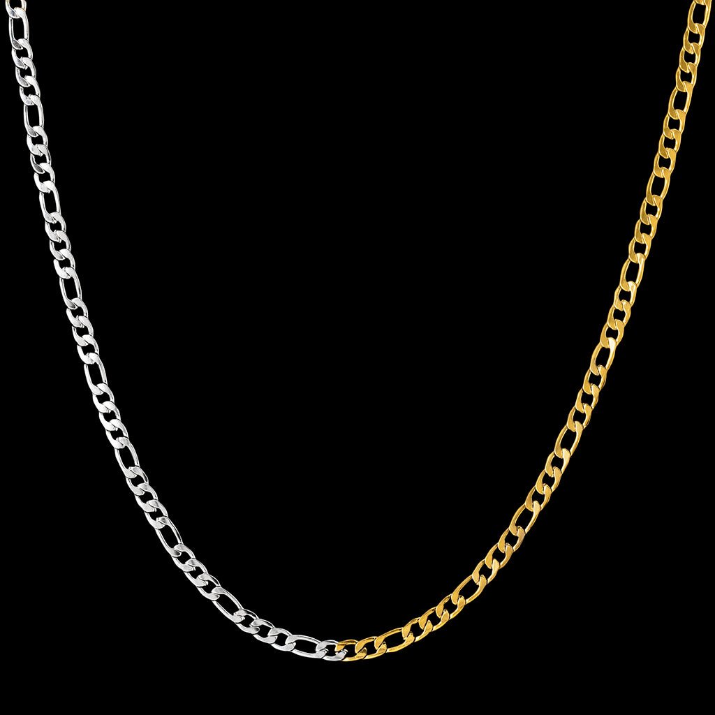 5mm Two-Tone Figaro Chain
