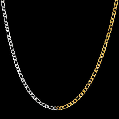 5mm Two-Tone Figaro Chain