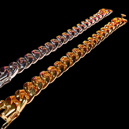 Classic Miami Cuban Bracelet - 14mm