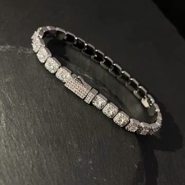 7mm Diamond Rock Candy Bracelet