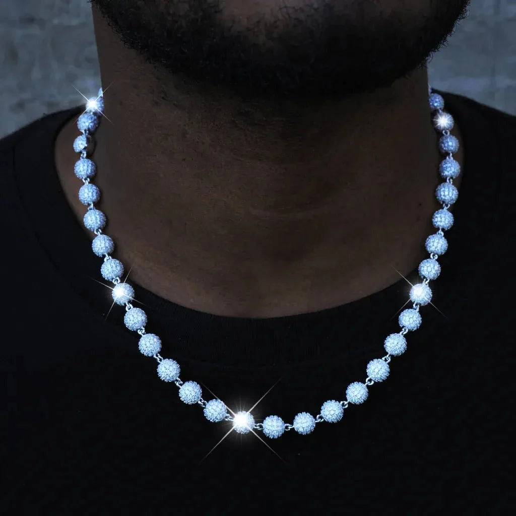 8mm Iced Beads Chain
