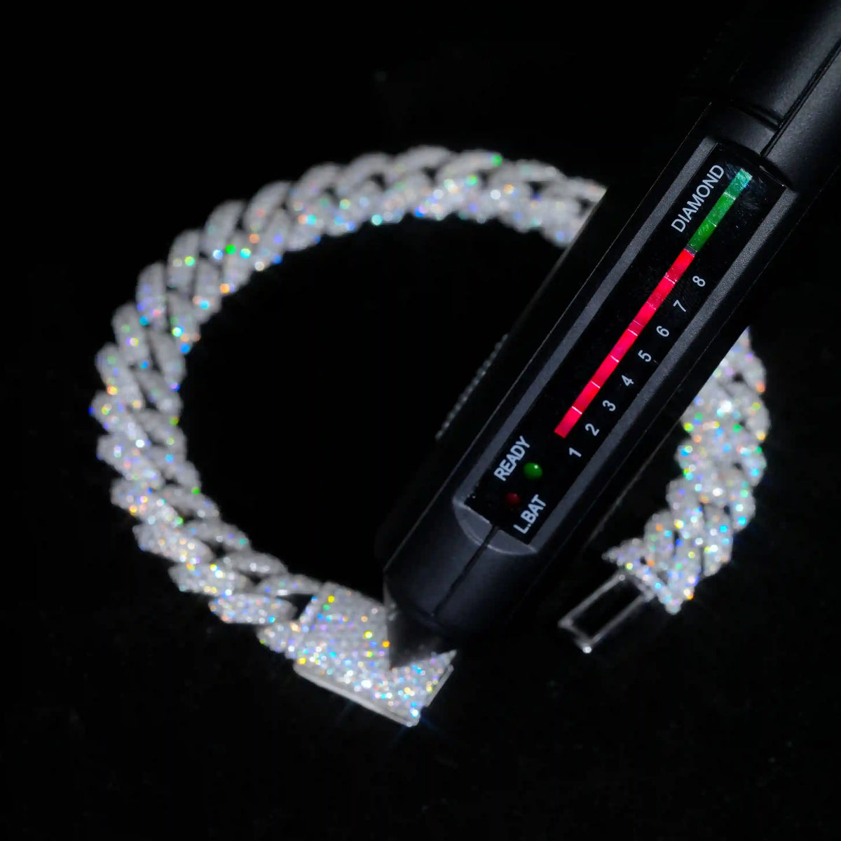 925S & VVS Moissanite 10Mm Cuban Bracelet