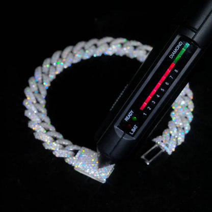 925S & VVS Moissanite 10Mm Cuban Bracelet