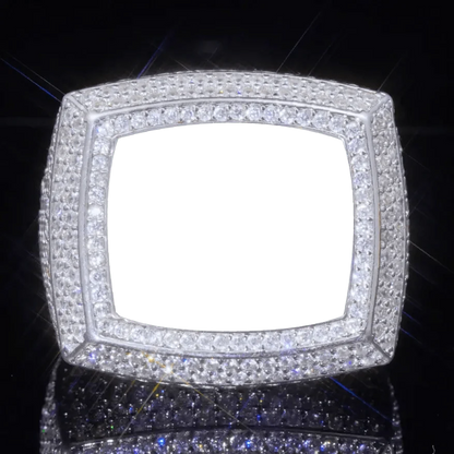 Custom 3D Picture Iced Ring