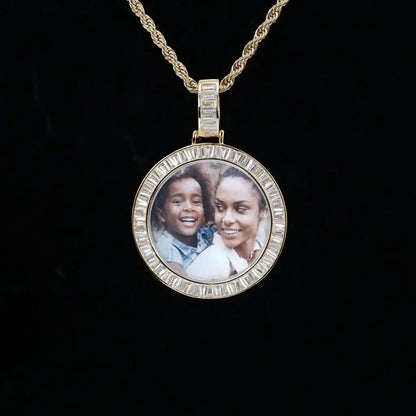 CUSTOM PICTURE ROUND T SQUARE Pendant