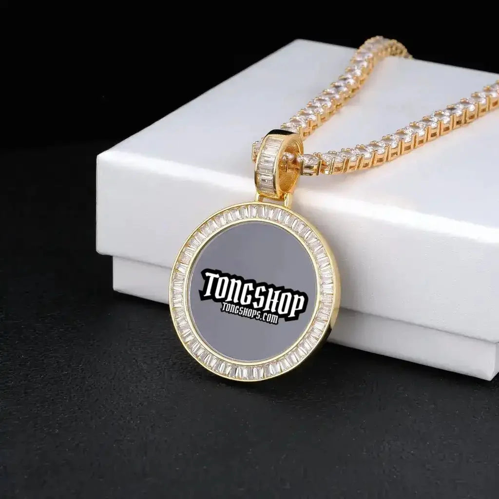 CUSTOM PICTURE ROUND T SQUARE Pendant