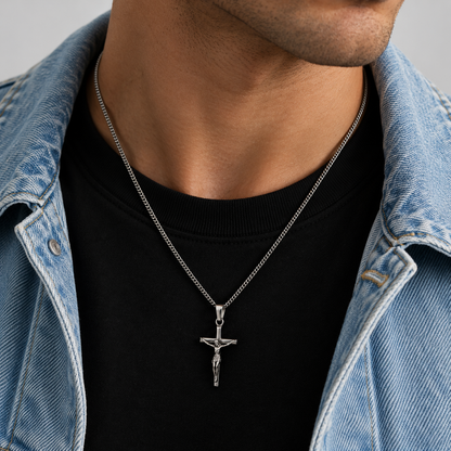 AURXYA Crucifix – Silver
