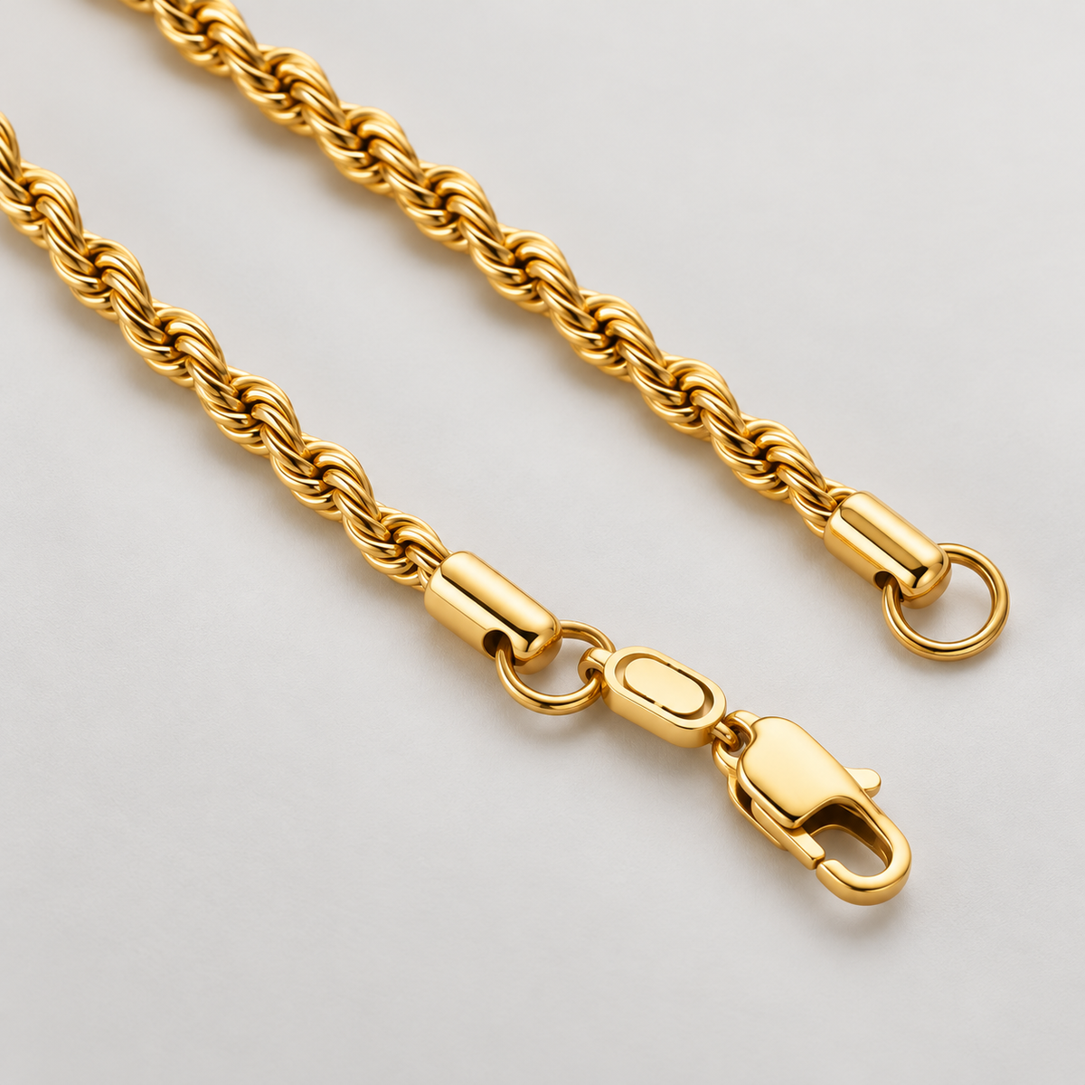 AURXYA Rope Chain – Gold 3mm