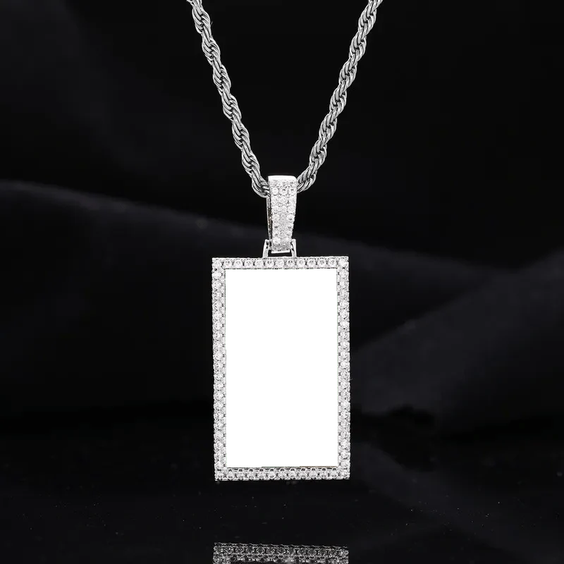 Custom Photo Rectangular Pendant - 25mm