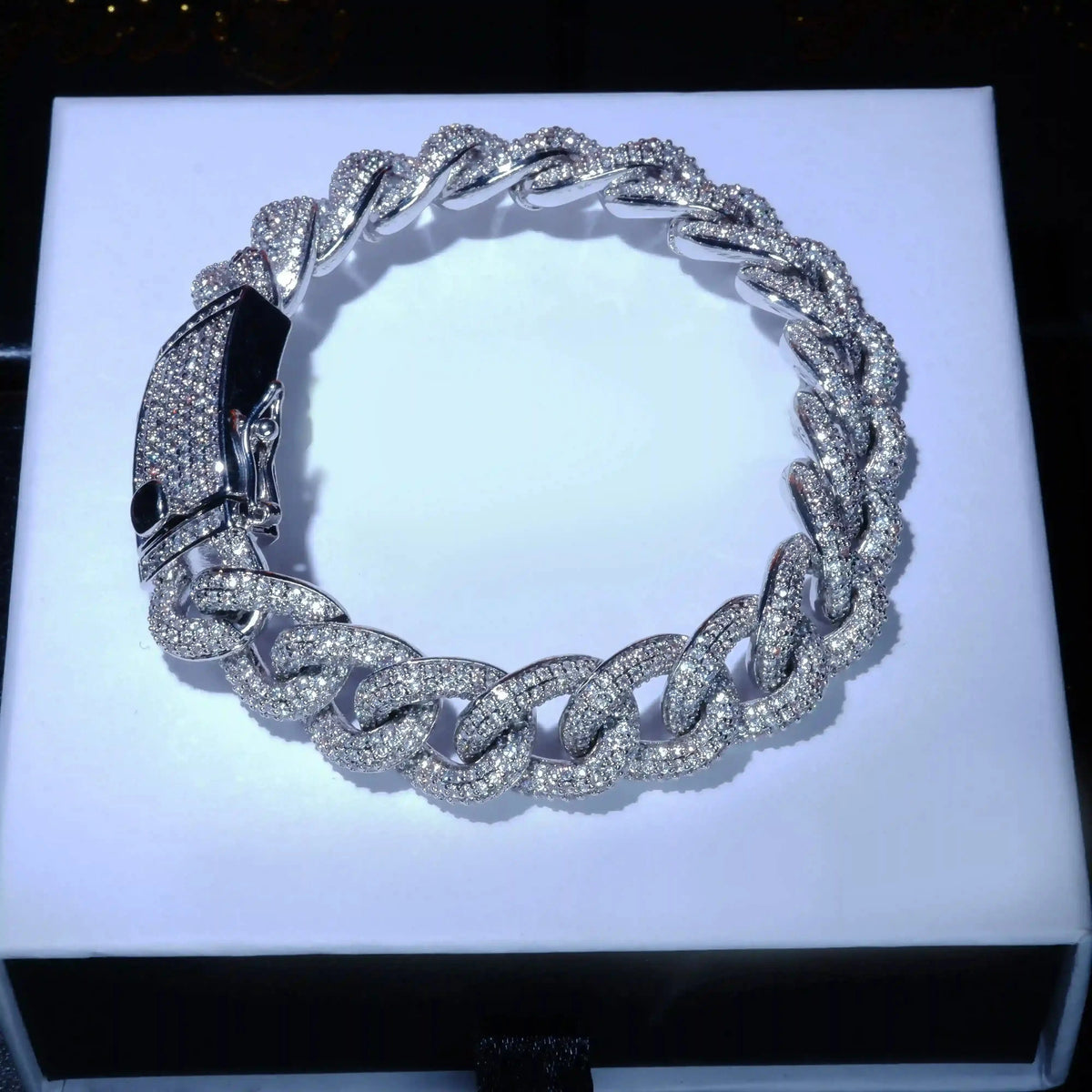 Solid Ice Cuban Link Bracelet - 15mm