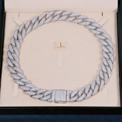 5-Row Iced Cuban Chain - 18mm