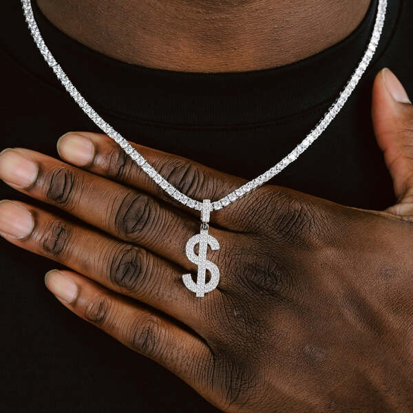 Ice Dollar Pendant - 15mm