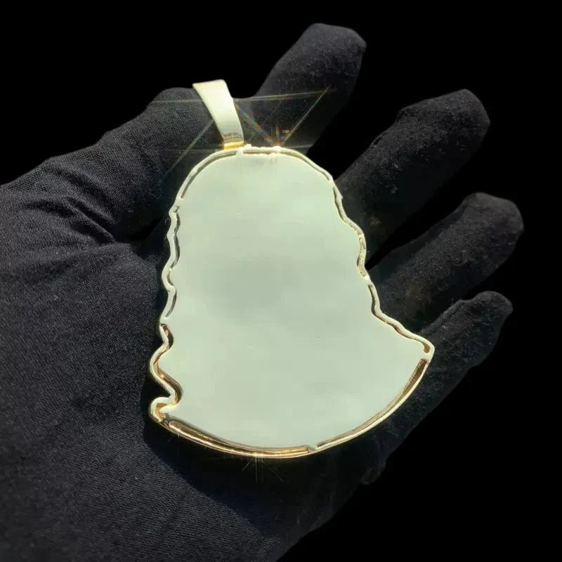 Ice Jesus Pendant - 65mm