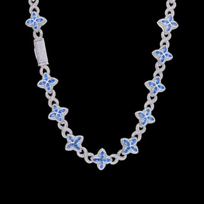 Ice Clover Chain in Yellow Gold - 18mm