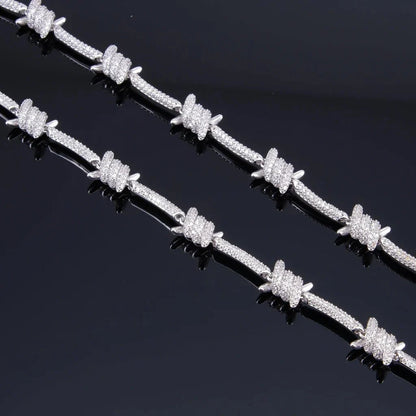 Iced Barb Wire Chain