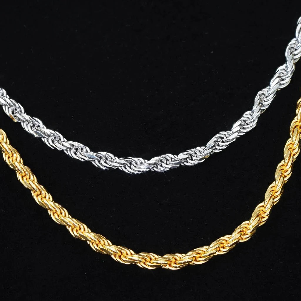 S925 Rope Twist Chain - 3mm