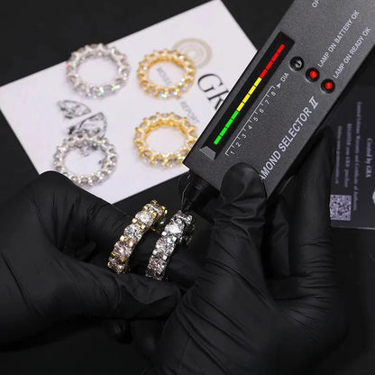 S925 VVS Moissanite Hip Hop Diamond Ring