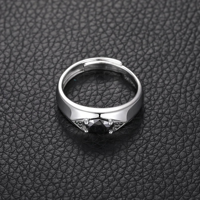 S925 VVS Moissanite Horus Adjustable Ring