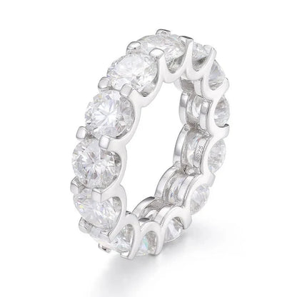 S925 VVS Moissanite Simple Ring