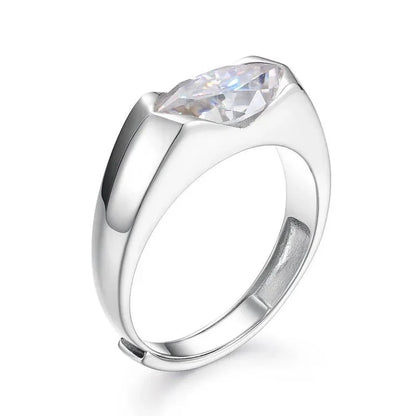 S925 VVS Moissanite Horus Openable Ring