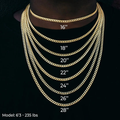 Rope Chain in White Gold - 2mm