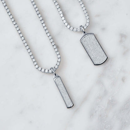 Skyline Pendant In White Gold