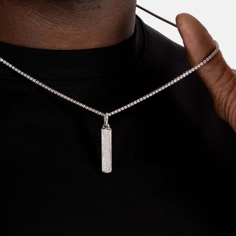 Skyline Pendant In White Gold