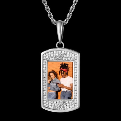 Bald Eagle Solid Dog Tag Custom Photo Pendant - 25mm