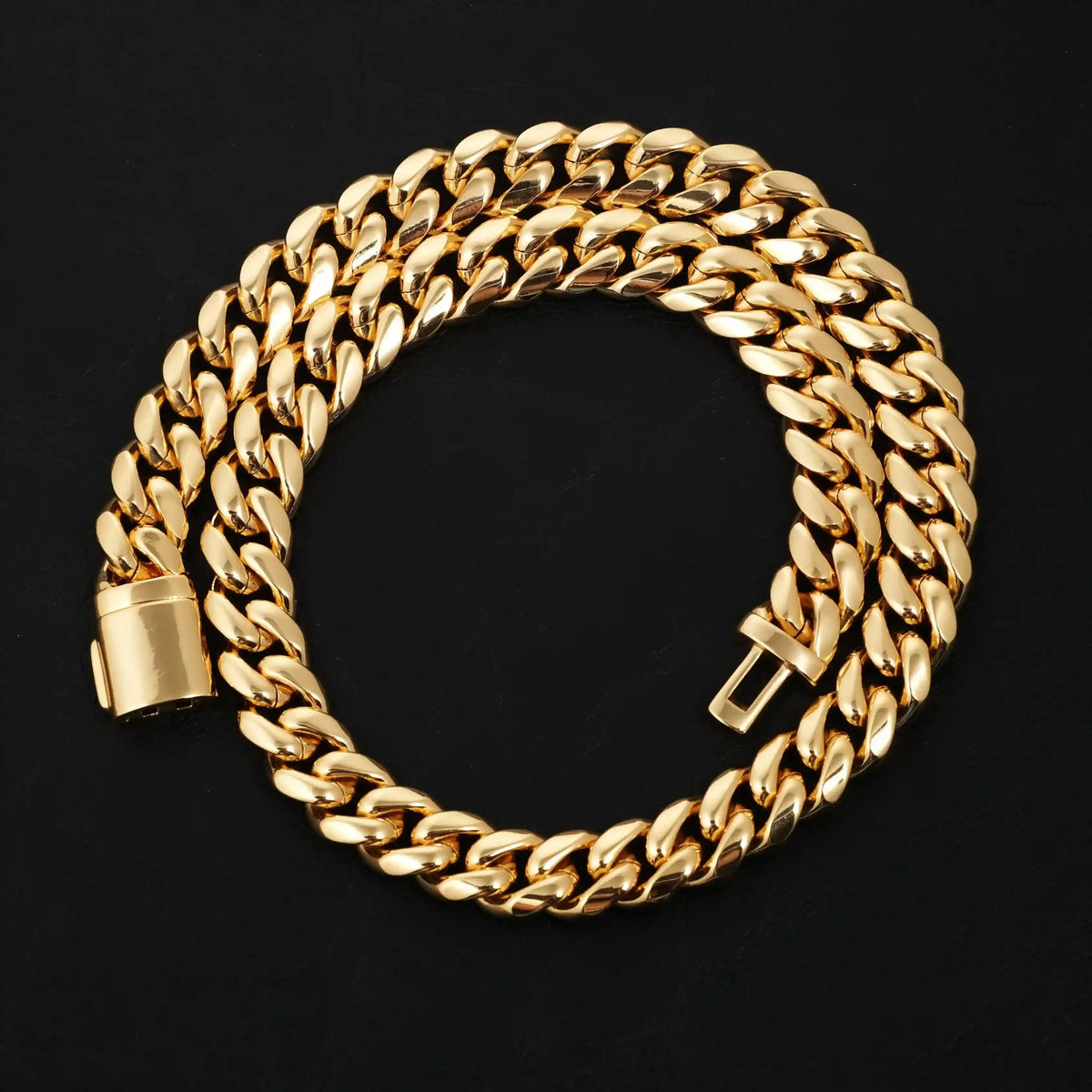[Box Clasp] Classic Miami Cuban - 12mm