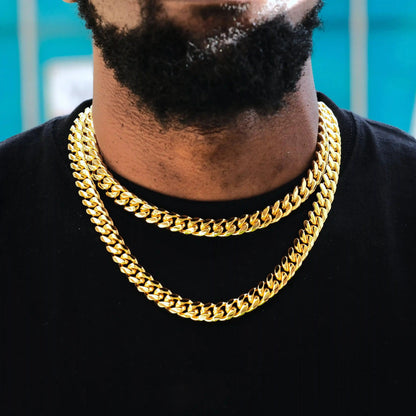 [Box Clasp] Classic Miami Cuban - 12mm