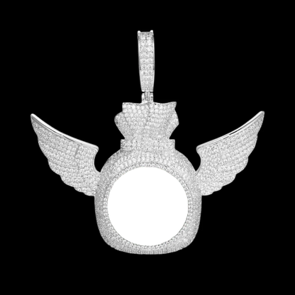 Creative Money Bag Memory Photo Pendant - 75mm
