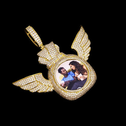 Creative Money Bag Memory Photo Pendant - 75mm