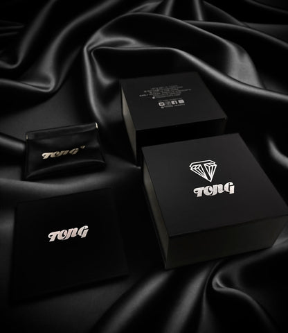 Cuban Link Chain in White Gold/18K Gold - 10mm