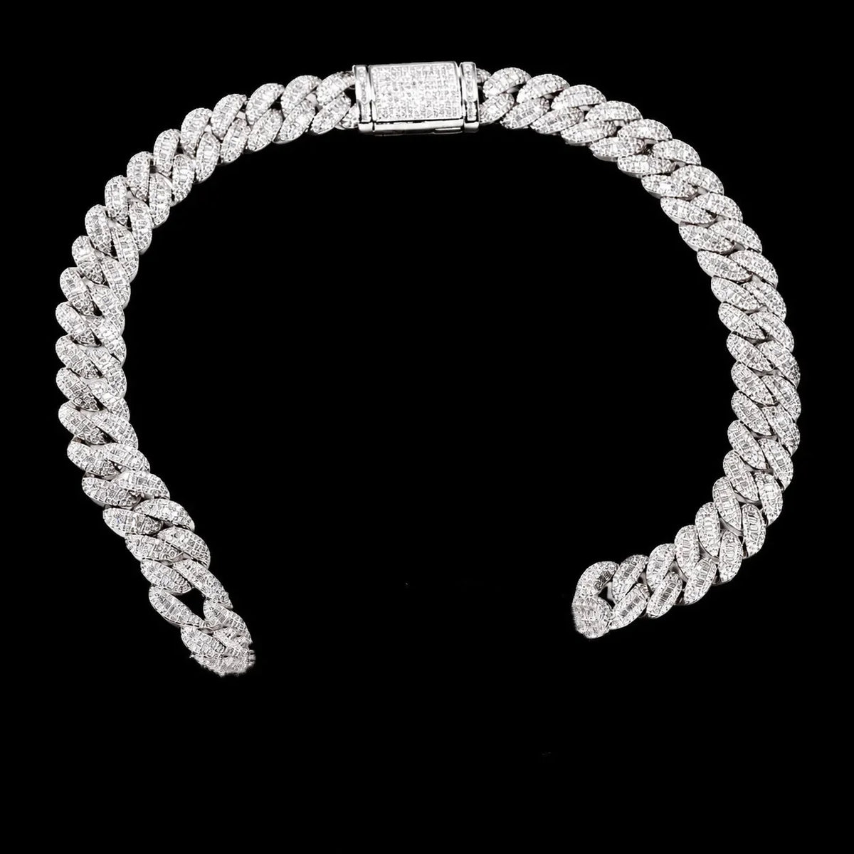 Custom Letter Miami Iced-Out Cuban Chain - 20mm