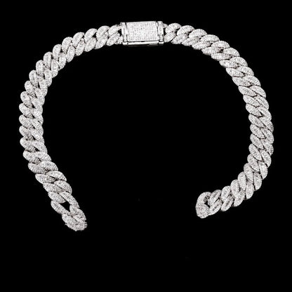 Custom Letter Miami Iced-Out Cuban Chain - 20mm