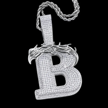 Custom Thorn-Style Letter Pendant