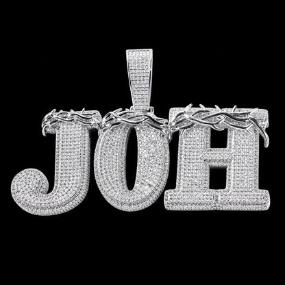 Custom Thorn-Style Letter Pendant