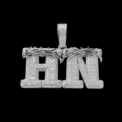 Custom Thorn-Style Letter Pendant