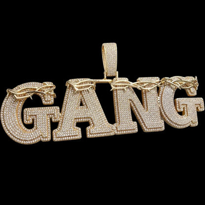 Custom Thorn-Style Letter Pendant
