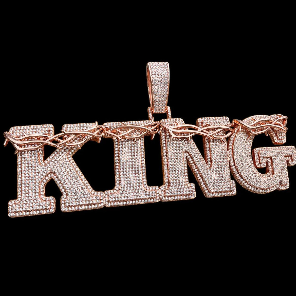 Custom Thorn-Style Letter Pendant