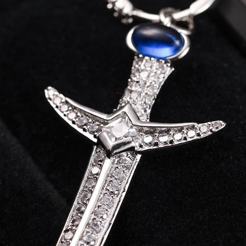 S925 & VVS Asymmetrical Sword Diamond Earrings