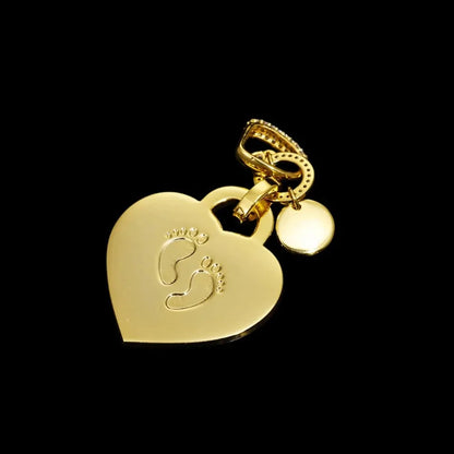 Heartfelt Love Custom Photo Heart Pendant - 35mm